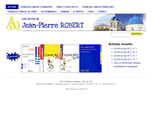 Tablet Screenshot of jeanpierrerobert.fr